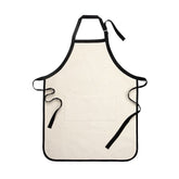 Sublimation blank apron linen with black trim